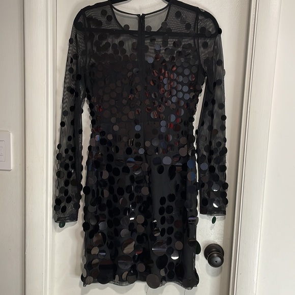 BCBGMaxAzria Sequined Alya Dress - Picture 2 of 12